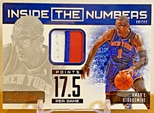 Amare Stoudemire 2012-13 Prestige Inside the Numbers Prime Patch 24/25
