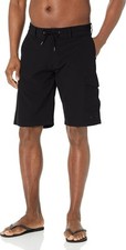Men's Cargo Shorts 21" Hybrid Stretch Water Repellent Lightweight Breathable