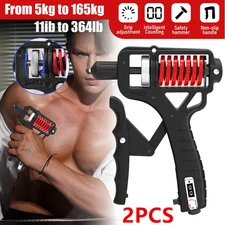 Hand Grip Forearm Power Strengthener Strength Gripper Finger Exerciser Trainer