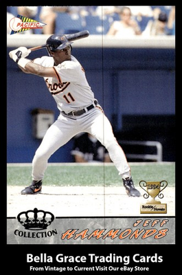 #ad 1994 Pacific #32 Jeffrey Hammonds Baltimore Orioles Rookie MLB Baseball $1.99
