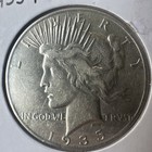 1935 p peace silver dollar Beautiful Ms Details Last Year  — photo 1