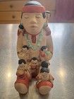 VINTAGE SIGNED Cleo Teissedre american Storyteller Figurine 1986 Pottery — photo 1