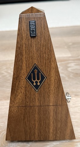 Wittner Metronome Faux Mahogany West Germany Working