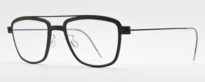 LINDBERG Eyeglasses now 6546 48-20 D17/U9 TB 150 Col U9 Titanium Square Dark ...