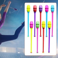 2Pcs Gymnastics Sticks Training Equipment Twirling Artistic Sticks for Children