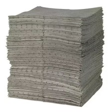 Brady Sorbent Pad, 34 gal, 15 in x 17 in, , Gray, 200 PK BPU200 Brady BPU200 15