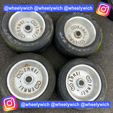 5x120 Enkei Ek77 Wheels 15 8.5j Et-35 Chevy Bmw Old School Vintage Bbs Work Ssr