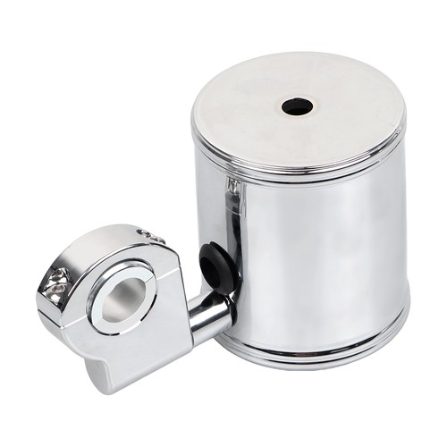 US Motorcycle Chrome Aluminum Drink Cup Holder For Harley Universal 1" Handlebar - Afbeelding 10 van 12