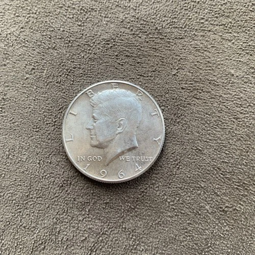 1964 Kennedy Half Dollar Silver Coin 50C 0.9 Fineness Uncertified US Collectible