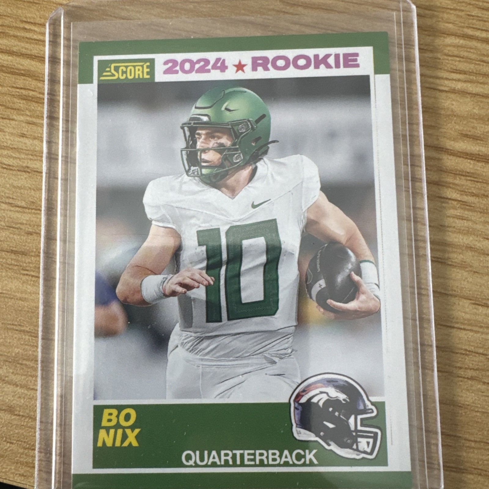 2024 Score - 35th Anniversary Rookie Bo Nix #9 Pink (RC)
