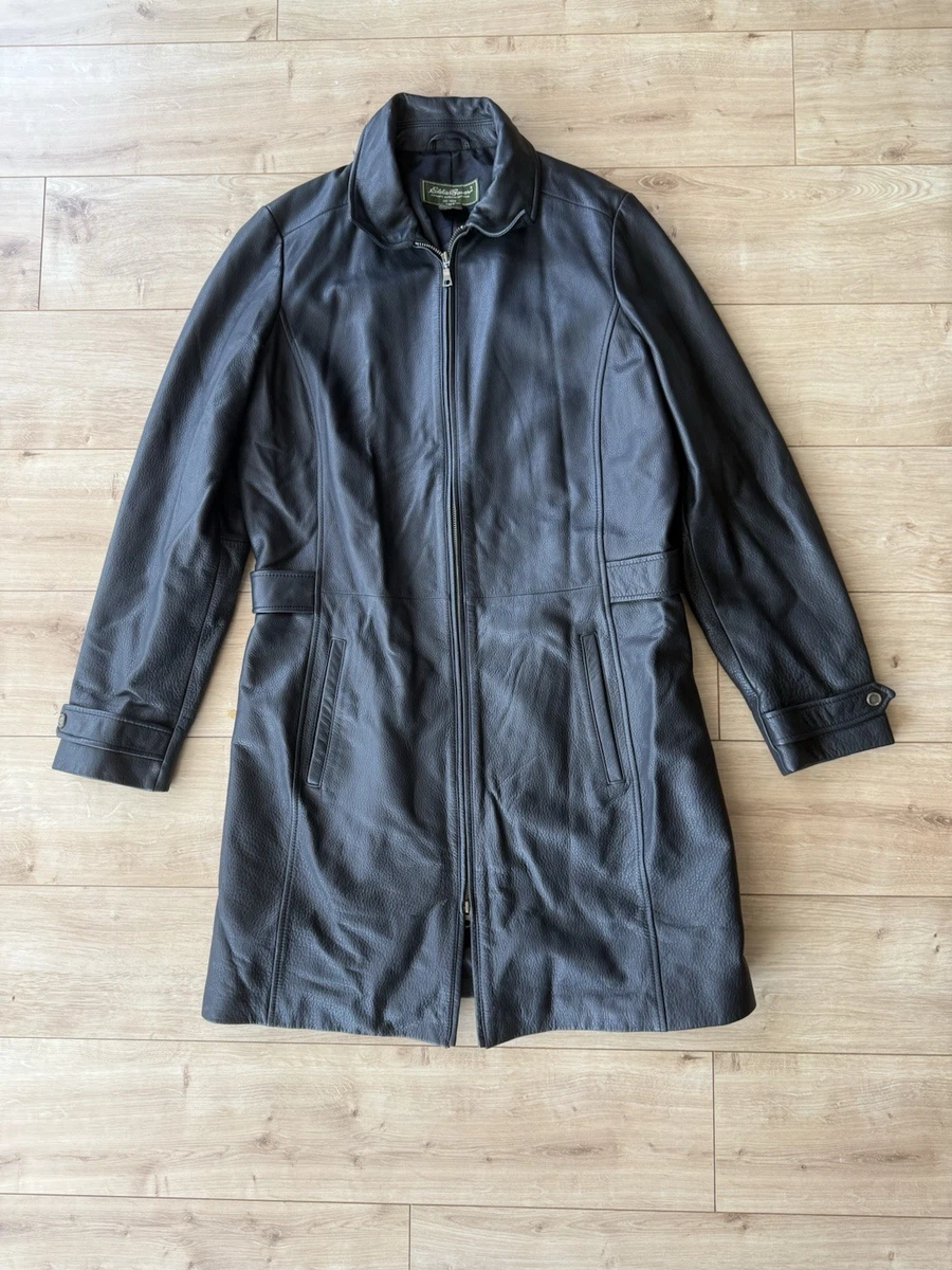 Eddie Bauer Leather Outer Shell Coats, Jackets & Vests Trench