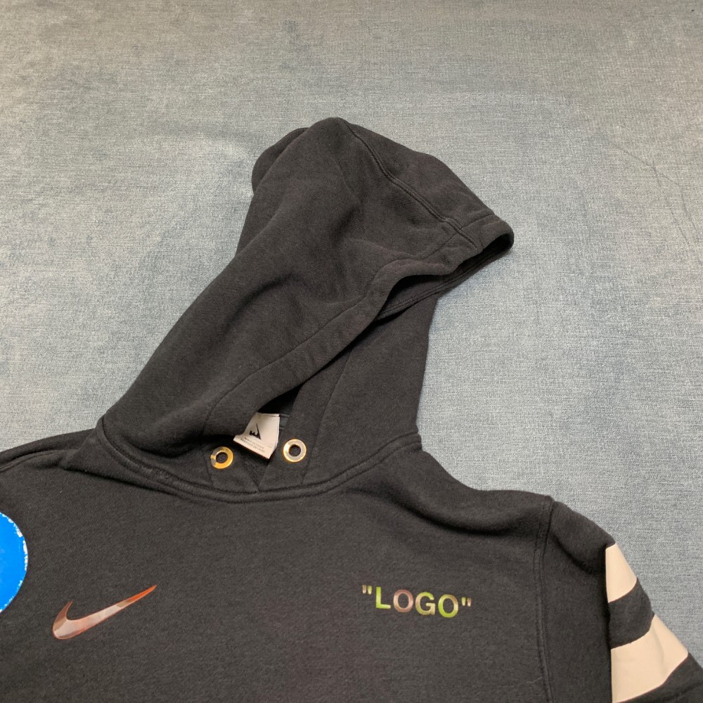 Nike Lab X OFF-WHITE Mercurial NRG Hoodie Mens Small Black Knit