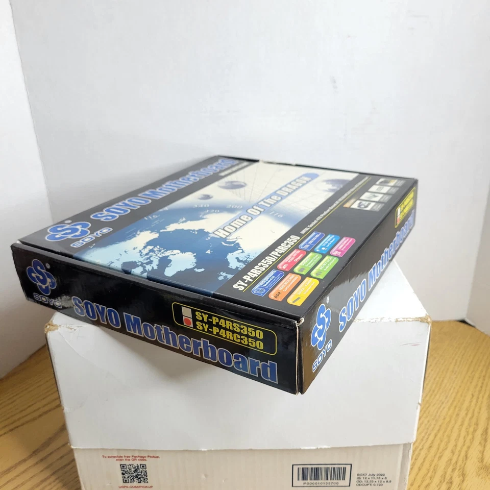 SOYO SY-P4RC350 Vintage Motherboard mATX Sock-478 Open Box  - Image 3 of 4