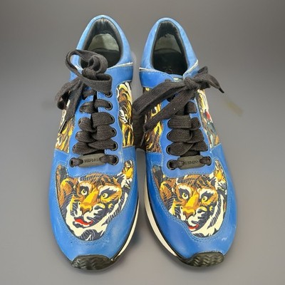 Kenzo Jungle Women s Blue Animal Sneakers Size 7