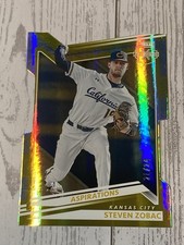 Kansas City 2022 Elite Extra #115 Die Cut Aspirations Steven Zobac #ed /24 RC