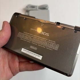 Nintendo 3DS Handheld Video Game Console Black CTR-001 W Charger Stylus