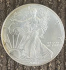 2002 American Silver Eagle Dollar Coin 1 oz 99.9% Fine Silver Uncirculated Gem!