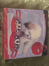 Tote-A-Long Feeding Bowl Set for pets red 