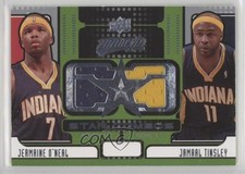 2008-09 Upper Deck MVP Star Combos Jermaine O'Neal Jamaal Tinsley #SC-TO gb9