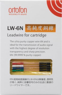 Ortofon LW-6N Ultra High Performance Headshell Cables Lead Wire Japan