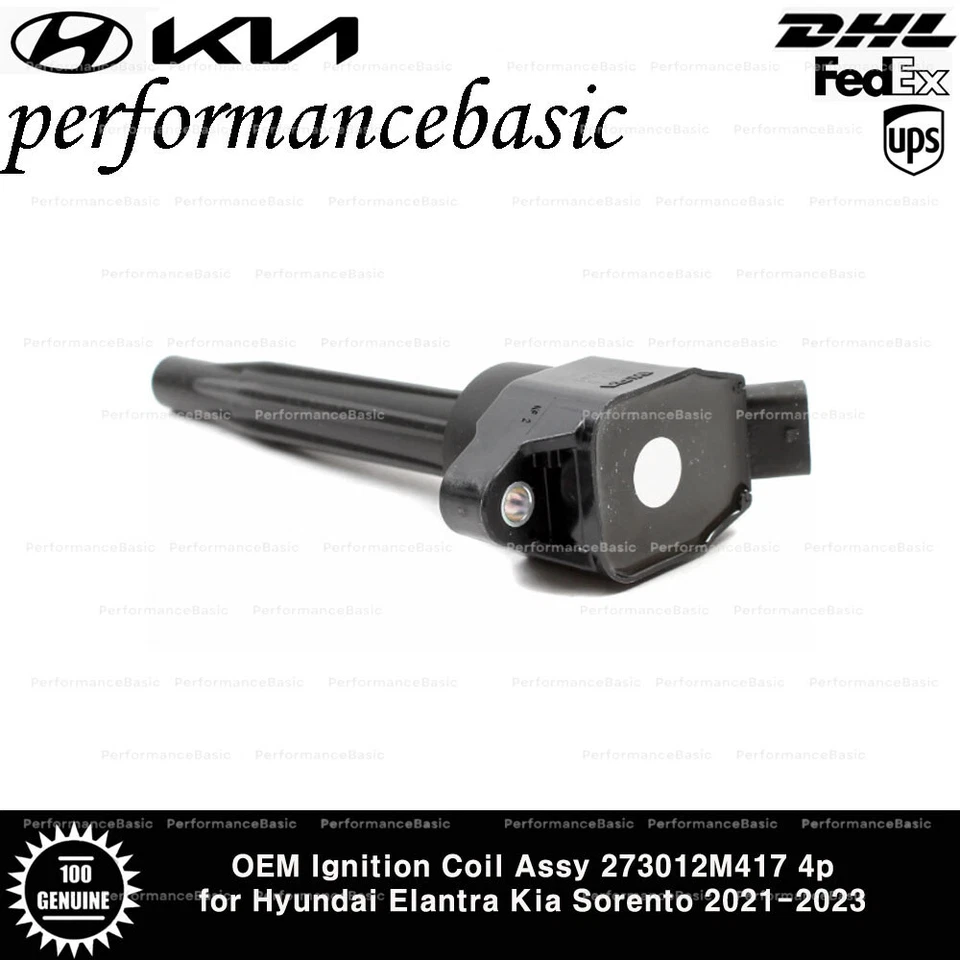 Conjunto de bobina de encendido OEM 273012M417 4p para Hyundai Elantra Kia Sorento 2021-2023  Foto 4 de 4
