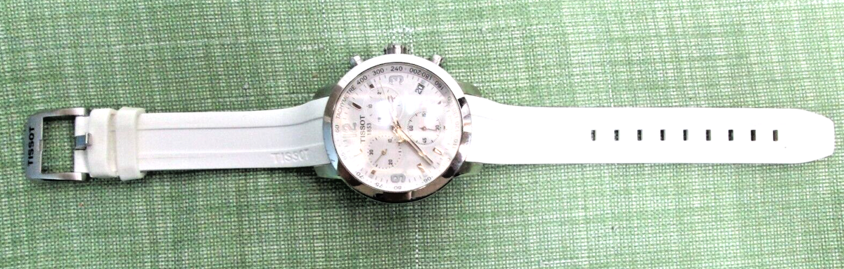 Tissot T-Sport PRC 200 Quartz Chronograph Men's Watch White