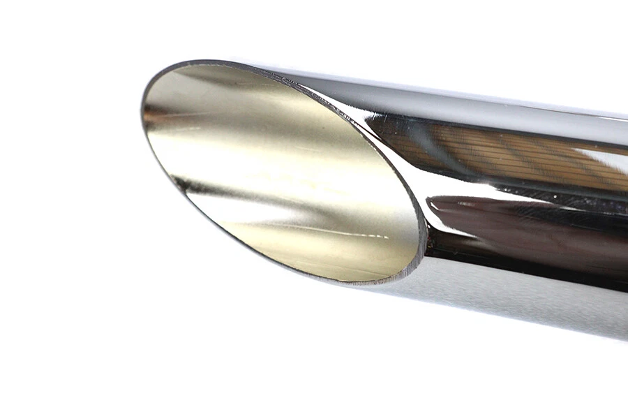 Juego de tubos de arrastre de escape corte cortado para Harley Davidson Foto 4 de 4