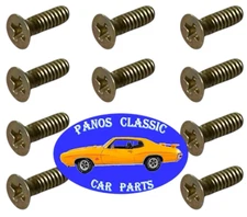 ONE MONROE MS24693S27 #6-32 x 7/16" Flat Head Machine Screw Cadmium 10pcs #786