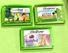 3 LeapFrog LeapPad 2, 3, Ultra Explorer Tangled Kai-lan Disney Fairies   Tinker