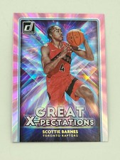 2021-22 Panini Donruss Holo Pink Laser Great X-Pectations Scottie Barnes RC #22