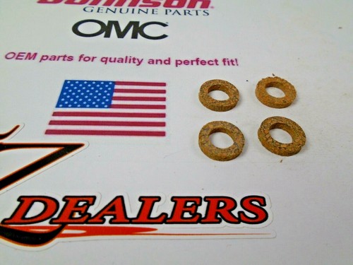 Johnson Evinrude OMC 307778 Cork Gasket  Outboard Carburetor FREE SHIPPING  - Foto 2 di 3