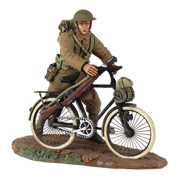 BRITAINS SOLDIERS 23085 - 1916-17 British Infantry Pushing Bicycle No.1 WW1