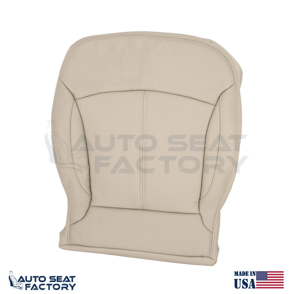 Fundas de asiento de cuero tostado inferior izquierda y derecha Buick LaCrosse 2010-2013, perfectas Foto 3 de 4