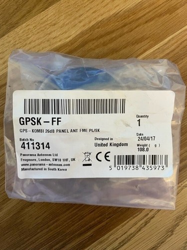 Panorama GPSK-FF Kombi 26dB GPS/GNSS Antena montażowa panelu (nowa) - Zdjęcie 2 z 3