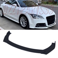 For Audi TT MK2 MK3 Gloss Black Front Bumper Lip Splitter Spoiler Body Kit UK