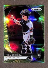 2020 Panini Prizm #206 Tres Barrera RC Tier 3 Lime Green Prizm Parallel SP #/125
