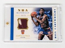 2013-14 National Treasures NBA Materials Prime #47 Bill Cartwright /25 Knicks