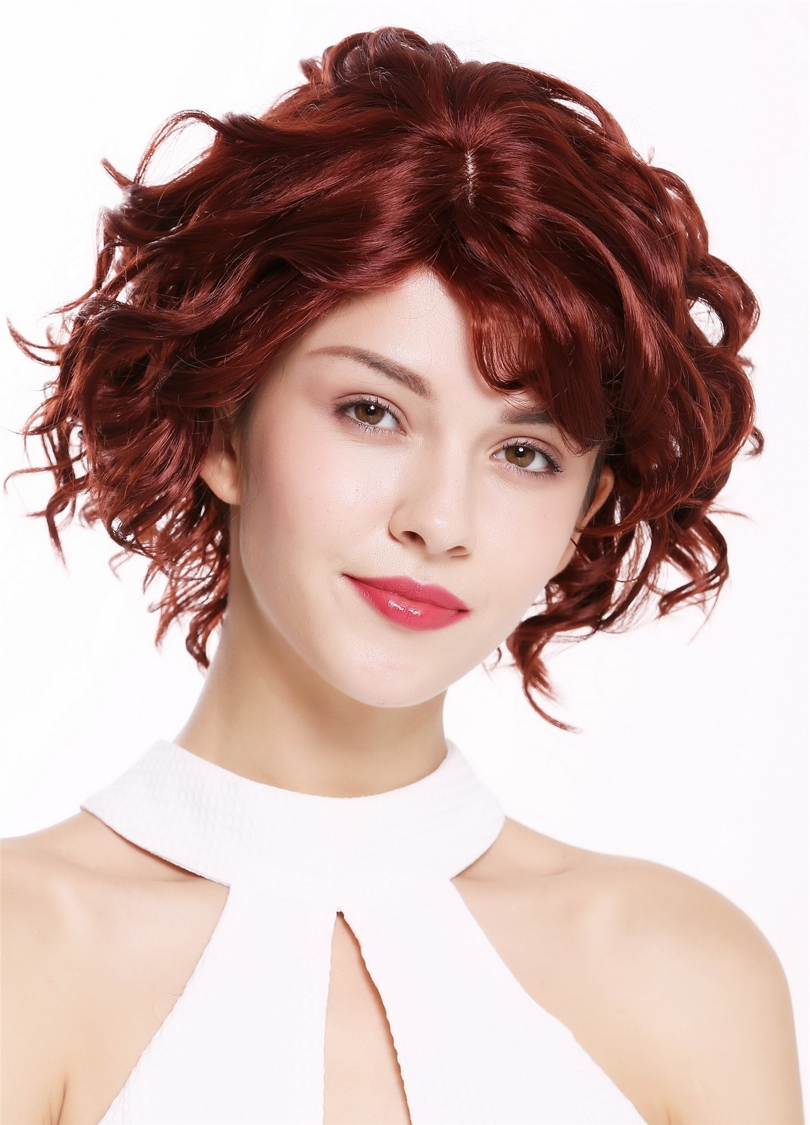 Wig Me Up Women's Wig Short Wavy Wild Wave Sexy Reddish Brown