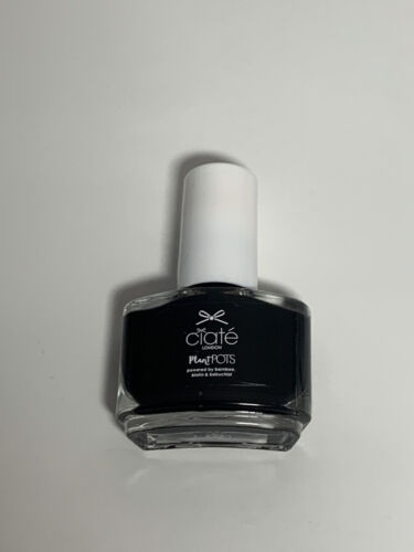 New Ciate Plant Paint Pots Nail Polish .17 fl oz Mini  UNRESTRICTED GLAM BLACK - Picture 1 of 2