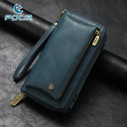 Crossbody Leather Wallet Card Holder Magnetic Cover For Samsung S23 S24 S25 Case - Picture 47 of 68