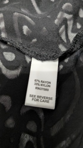 Scialle/Cappello trasparente con frange XL di Cato - Foto 6 di 7