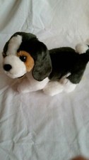 Beagle Dog Miyoni Tots By Aurora Plush Soft White Brown Stuffed Animal Puppy 10"