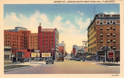 Detroit St South Third Ave Flint Michigan Standard Service Coca Cola
