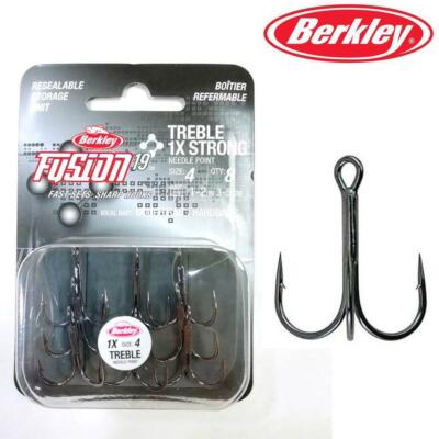 Berkley NEU Fusion19 1X hohe Angelhaken - alle Größen  