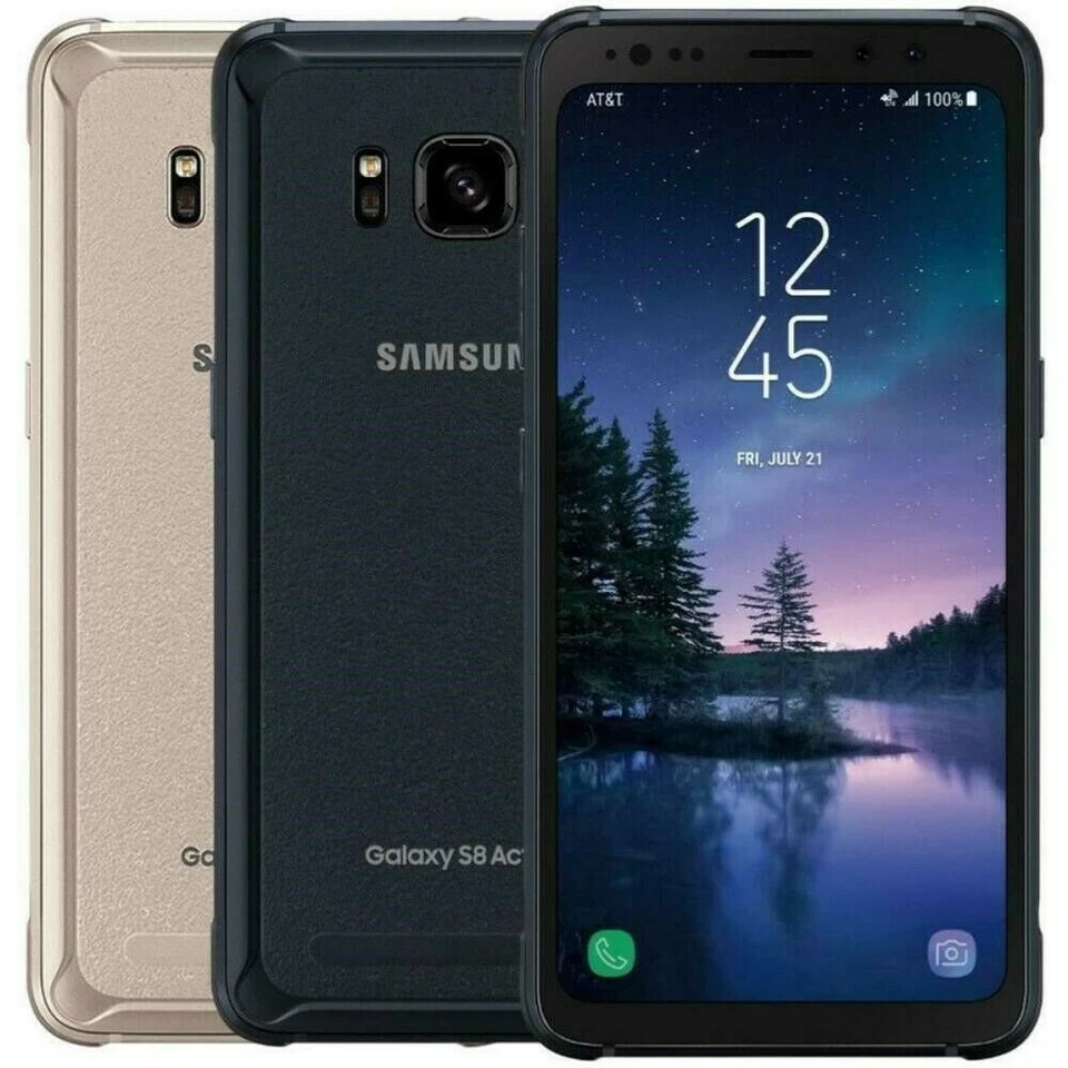 Original Samsung Galaxy S8 Active G892A 64GB AT&T Unlocked Smartphone VERY GOOD - Image 2 of 4