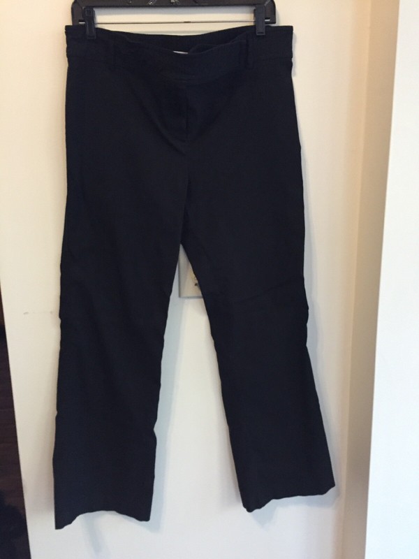 Women's Motherhood Black Flare Pants, Size M