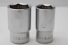 Ampro Chrome Vanadium 1/2" Drive * 6pt *  1-1/4"  &  1-1/2"  *  2pc Socket Set