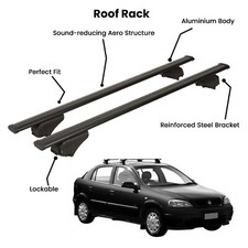 2 Pcs Black Cross Bars For Holden Captiva Suv 2006-2018