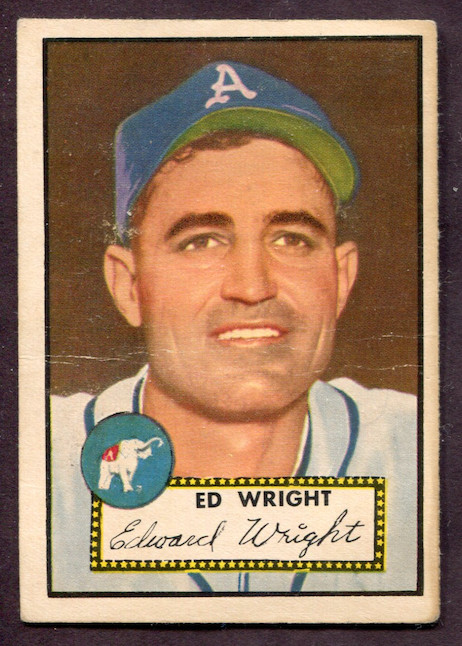 1952 Topps Set-Break #368 Ed Wright LOW GRADE (crease) *JAYSACE*