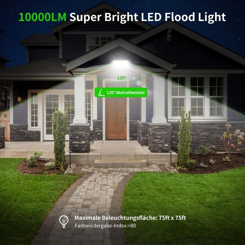 Proiettore led esterno 100/200/300/400watt proiettore faretto lampada parete - Foto 18 di 61